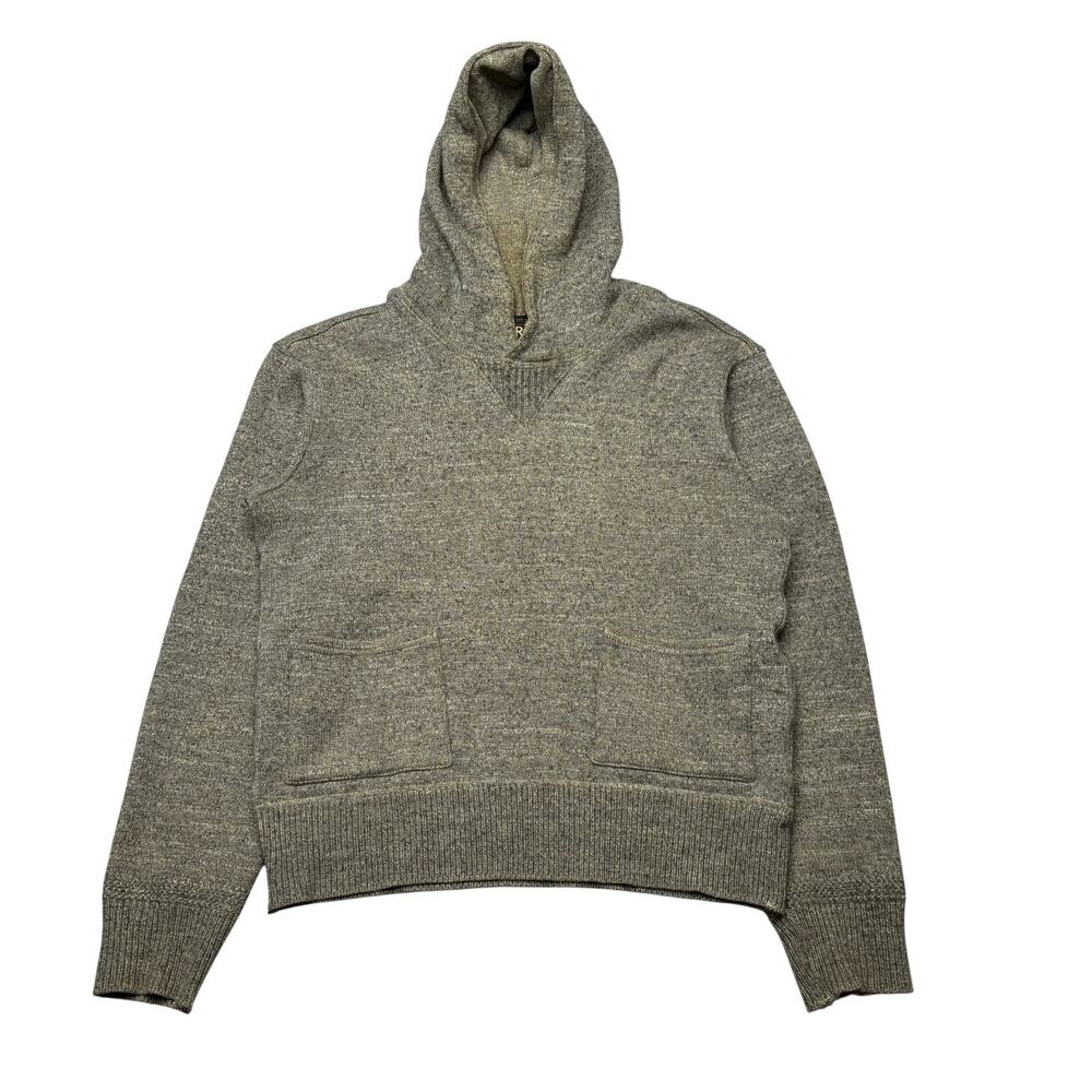 RRL Double RL Cotton Wool Double Patch Pocket Hoodie Men's Small